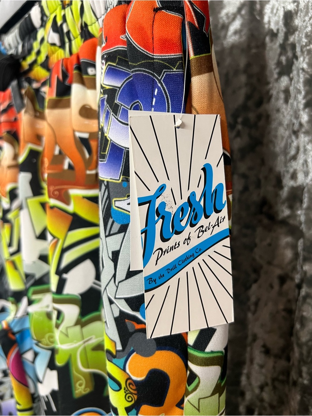 Fresh Multicolor Graffiti Print Joggers - Picture 5 of 8